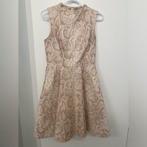 Ted baker beige cocktail dress